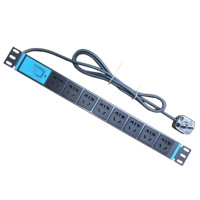 公牛(BULL) 8位总控接线板 机柜专用PDU插座 1.8米线 GN-E108T 单位:个