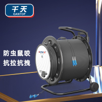 千天(QANTOP)室外单模2芯野外光缆500米 铠装光纤LC-LC防水基站通信野外抢修光缆 QT-LC008