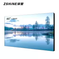 泽显 46英寸1.8mm液晶拼接屏单台壁挂套装广告宣传展示视频直播会议培训LC-B46TL10