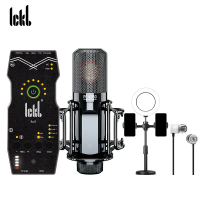 Ickb so8四代新款+得胜PC-K850声卡套装手机直播电脑抖音主播唱歌全民k歌录音直播设备全套电容麦克风唱吧话筒