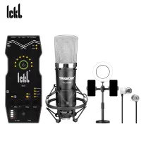 Ickb so8四代新款+得胜PC-K600声卡套装手机直播电脑抖音主播唱歌全民k歌录音直播设备全套电容麦克风唱吧话筒