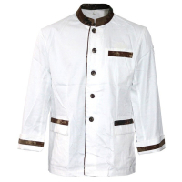 厨师长袖工作服含帽子