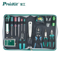 宝工(Pro'skit)网络布线工具组 14件组网络维修检测综合工具套装 PK-4013