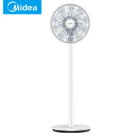 美的(Midea) 电风扇落地扇白色大风量摇头3档SAD30MA