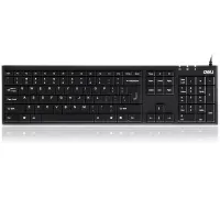 得力(deli) 3712 键盘 单个装 有线USB键盘电脑键盘 单位:个