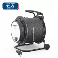 千天(QANTOP)室外单模4芯野外光缆500米 铠装光纤航空头-航空头防水基站通信野外抢修光缆 QT-HKT15