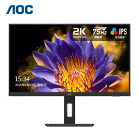AOC电脑显示器 Q27P10 27英寸 家用设计办公爱眼显示屏