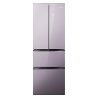 奥马(Homa) 327升多门法式冰箱 双变频风冷无霜 一级能效 零度保鲜 极光紫 炫紫钻