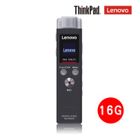 联想Lenovo录音笔专业高清降噪16G铁灰色B613 录音笔