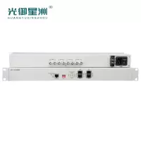 光御星洲GY-4E1-10/100M机架式协议转换器4E1转4网口隔离 E1转以太网一对价机架式协议转换器 4E1