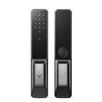 [直播专享]鹿客(loock)智能门锁 S30Pro 深空灰 全自动推拉指纹锁 家用智能锁密码锁 内置门铃增加NFC