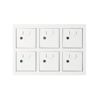 桦韶 无外门手机存放柜 铁门 6门 385*550*230 随机(G)