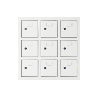 桦韶 无外门手机存放柜 铁门 9门 560*550*230 随机(Z)