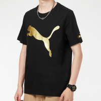 PUMA彪马短袖男装2022夏季新款金标T恤跑步训练半袖上衣533191-01