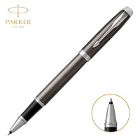 派克(PARKER)2015IM金属灰白夹宝珠笔