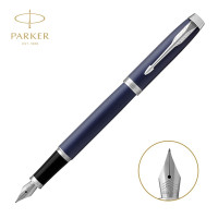 派克(PARKER)2015IM 蓝色白夹墨水笔