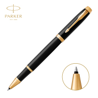 派克(PARKER)2015IM纯黑 丽雅金夹宝珠笔