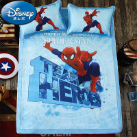 苏宁宜品迪士尼联名 蜘蛛侠儿童冰丝凉席1.2床1.5米夏季男童草席席子