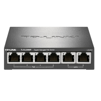 普联(TP-LINK)POE供电交换机 4口百兆双千兆上联TL-SL2206MP 单位:台