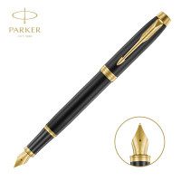 派克(PARKER) IM 理性黑金夹墨水笔