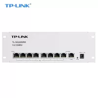 普联(TP-LINK)9口弱电箱千兆交换机模块PoE网线供电TL-SG1009PM 单位:台