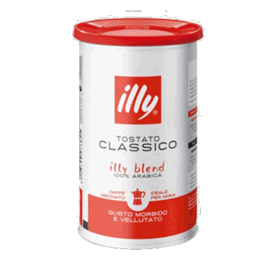 意大利进口意利(ILLY) 中度烘焙咖啡粉200g/罐