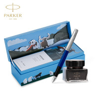 派克(PARKER)21款乔特复古钢笔时尚蓝熊猫礼盒