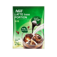 [效期:2023-08]味之素 AGF 胶囊咖啡原味无糖绿色款18g*24粒