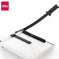得力(deli) 8013 钢质切纸机/切纸刀/裁纸刀/裁纸机 380mm*300mm (SL)单位:个