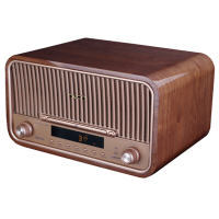 neon MCB820复古音响老式蓝牙小音响木质家用FM收音机经典迷你音箱CD机一体音响