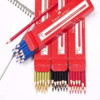 辉柏嘉 321 水溶彩铅 油性彩色铅笔红辉专业手绘人物美术用品 蓝色 [12支]油性 (SL)单位:盒