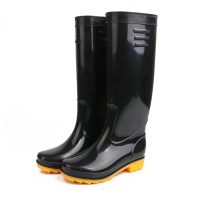 雨鞋高筒雨靴牛筋耐磨耐酸劳保防滑水鞋