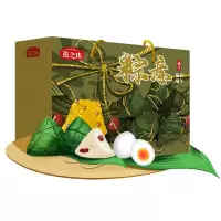 酥田燕之坊粽子礼盒内含粽子咸鸭蛋鲜肉粽蛋黄肉粽黄米蜜枣粽咸蛋黄多种口味组合