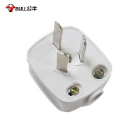 公牛 插头三脚插头空调插 16安 插头电线电源插头/无线/自行接线 10A三脚插头T-10 10个