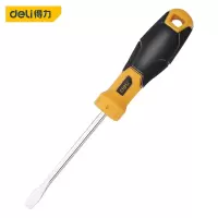 得力(deli) DL6331001一字鱼雷柄螺丝批3x100 10把装 单位:组