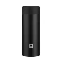 双立人 Enjoy系列真空保温茶滤杯350ml ZW-BP118 黑色