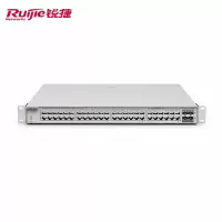 锐捷(Ruijie) RG-NBS3200-48GT4XS-P 二层网管交换机 48口千兆 以太网 交换机 光+电口