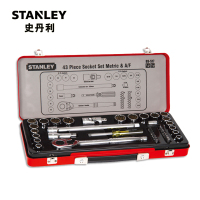 史丹利(Stanley)订制43件套6.3MM,12.5MM系列公英制组套89-517-22 单位:套