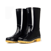 雨鞋男士防水雨鞋 户外雨靴套鞋 HXL807 黑色
