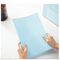 得力(deli)a4彩色复印纸 打印纸 儿童DIY手工折纸 彩纸100张/包 办公用品 7391浅蓝-70gA4
