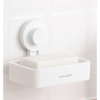 茶花 免打孔吸壁肥皂架