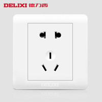 德力西家用暗装5孔插座