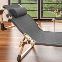 南幕家居 折叠床单人床简易行军床办公室午休午睡床铁艺加固 75cm宽