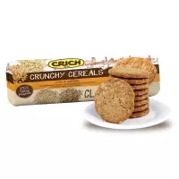可意奇全麦松脆饼干250g 意大利进口高膳食纤维全麦饼干原味可代餐饼干
