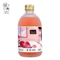 通明山 微醺网红高颜值水果酒 女士甜酒 蜜桃味果酒 8度 330ml*1瓶 单瓶装