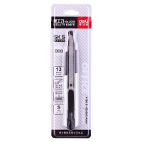 得力2056锌合金美工刀裁纸刀80*9*0.4mm 3个/件 单位:件