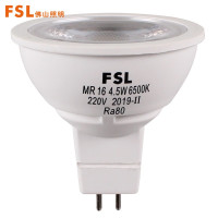 佛山照明(FSL)LED灯杯天花灯射灯节卤素灯杯MR16替换光源220V高压4.5W白光6500K 单位:个