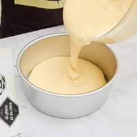 杰凯诺 戚风蛋糕模具烘焙工具家用圆形活底阳极磨具 10寸