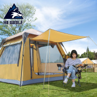 户外大型8人全自动速开帐篷 便携式加厚防雨野外露营野餐帐篷 全自动大帐篷