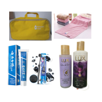 博威洗漱套装(博威洗漱包+金号毛巾1955+云南白药牙膏180G+佳洁士牙刷+力士沐浴露100G+力士洗发水100g